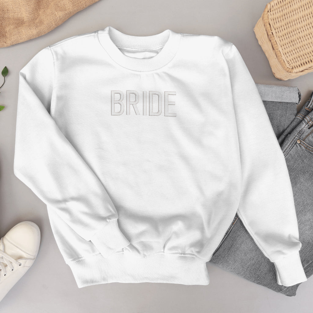 Embroidered Bride Sweatshirt