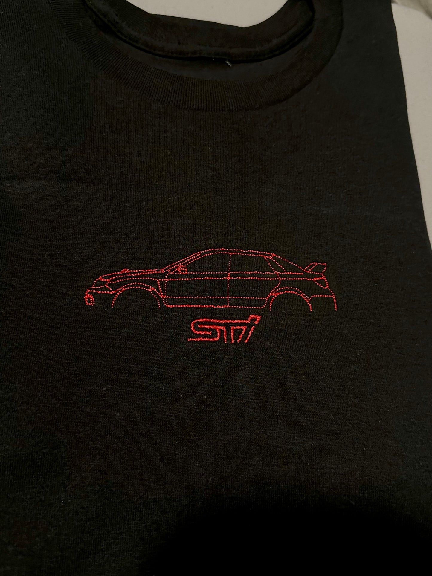 Subaru WRX STI Embroidered Silhouette Hoodie