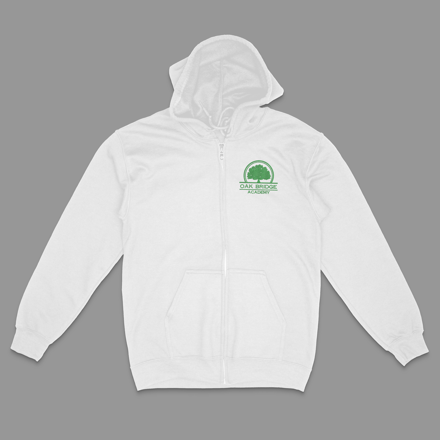 Oak Bridge Academy Official Zip-Up Hoodie