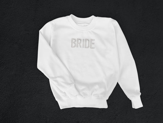 Embroidered Bride Sweatshirt