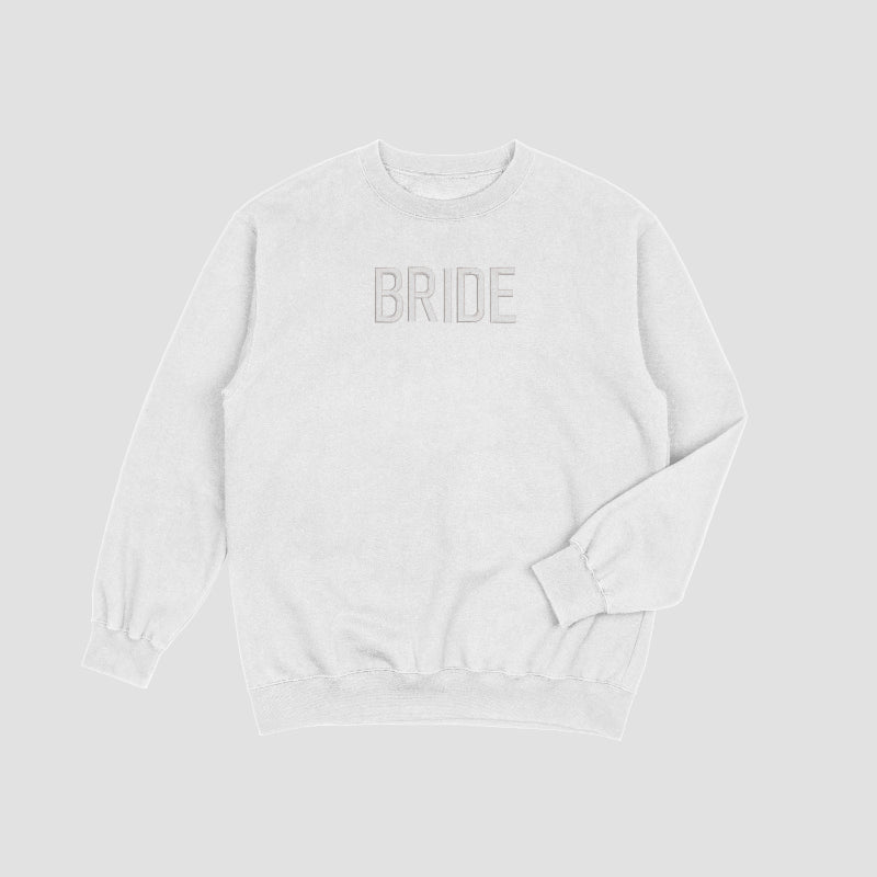 Embroidered Bride Sweatshirt