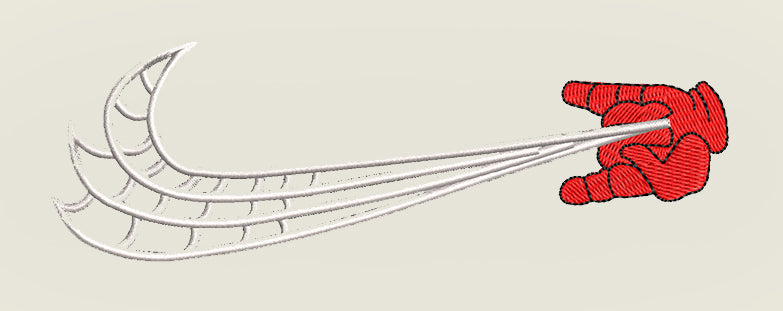 Spiderman Web Swoosh