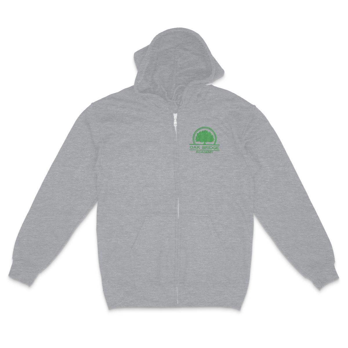 Oak Bridge Academy Official Zip-Up Hoodie