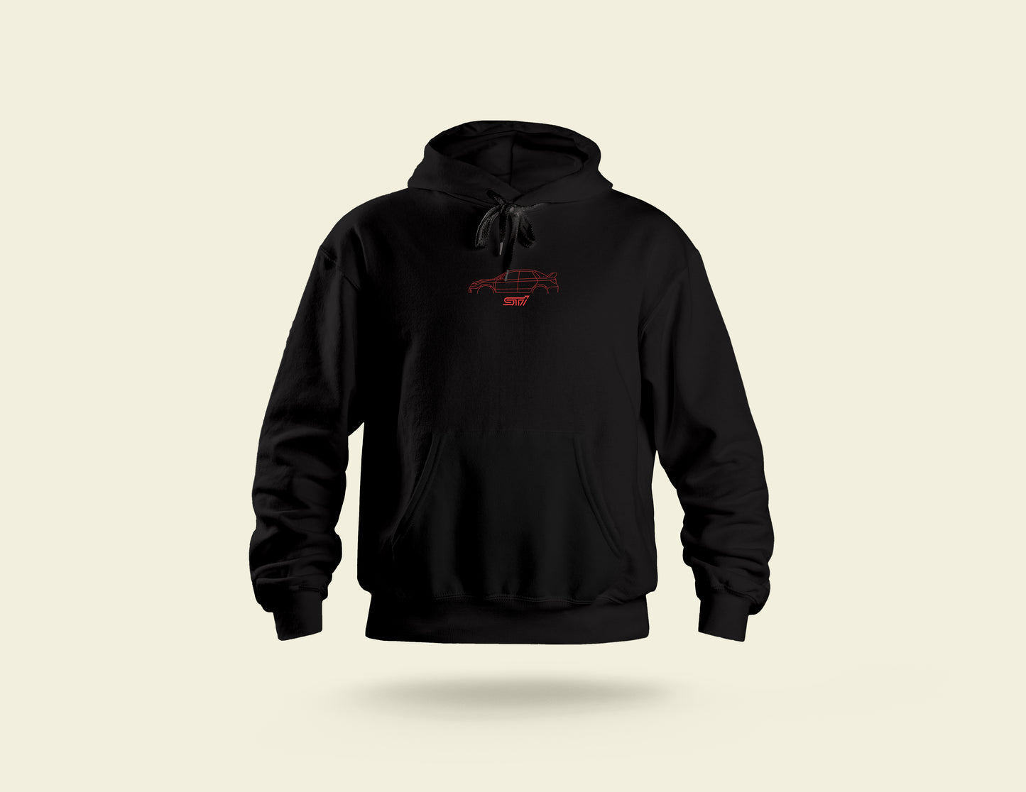 Subaru WRX STI Embroidered Silhouette Hoodie